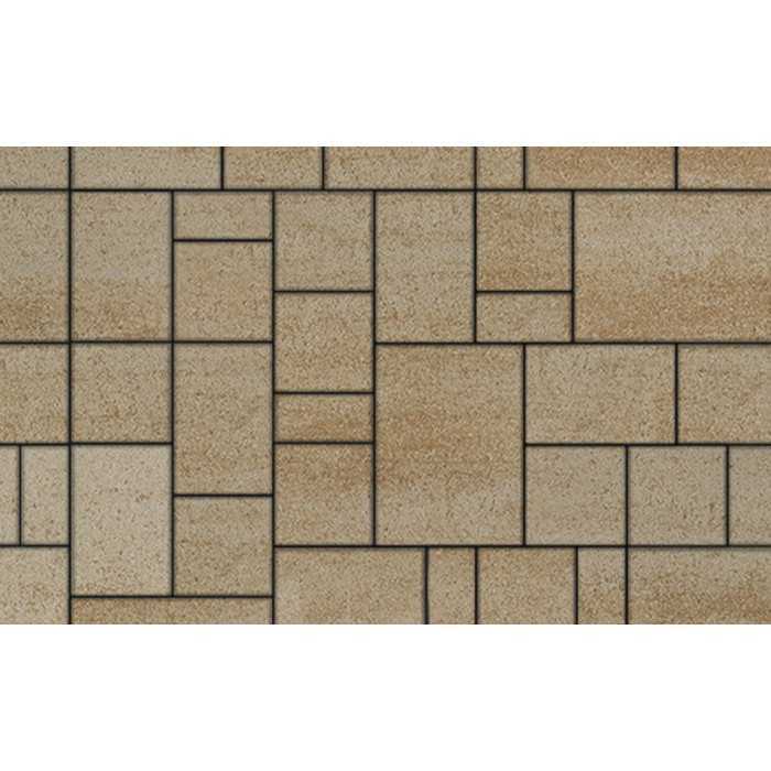 Плитка тротуарная Мюнxен Б.2.Ф.6см Искусственный камень Степняк