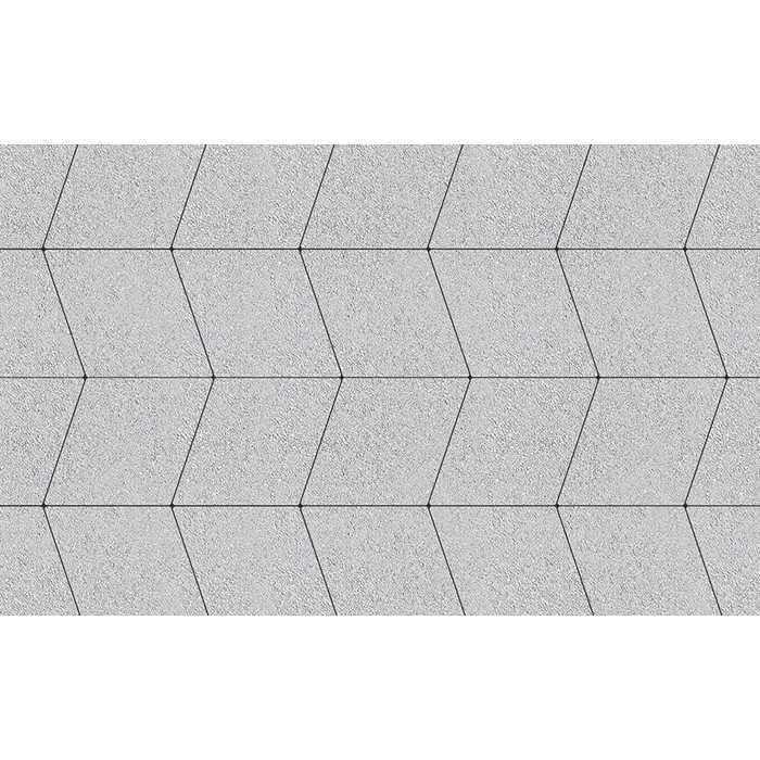 Плитка тротуарная Ромб Б.1.Р.8 гладкий белый